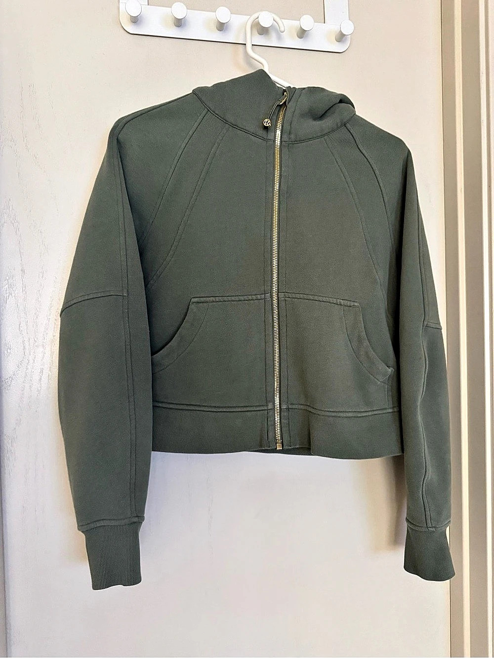 Lululemon Scuba Oversized Full-Zip Hoodie Willow Green XS/S